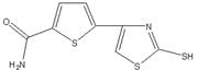 2-carbamoyl-5-(2-mercapto-1,3-thiazol-4-yl)-thiophene